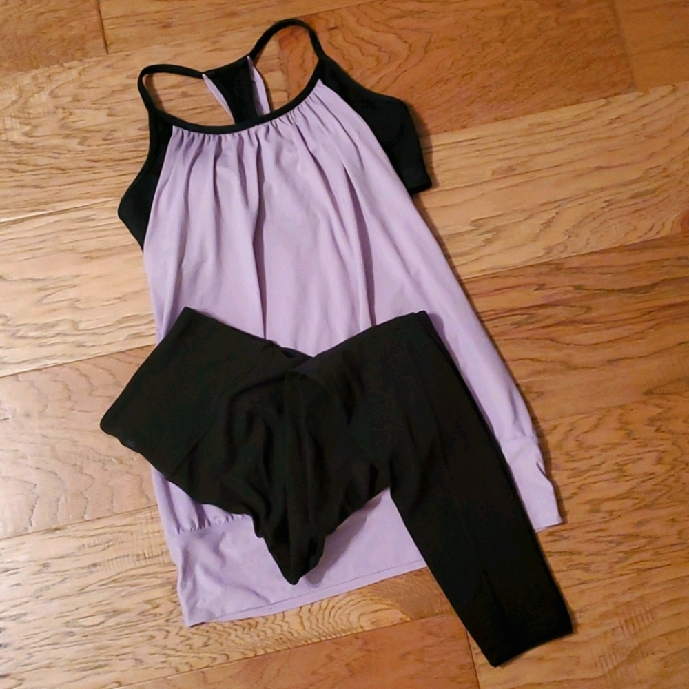 lululemon No Limits Tank Classic Sport Grey Purple